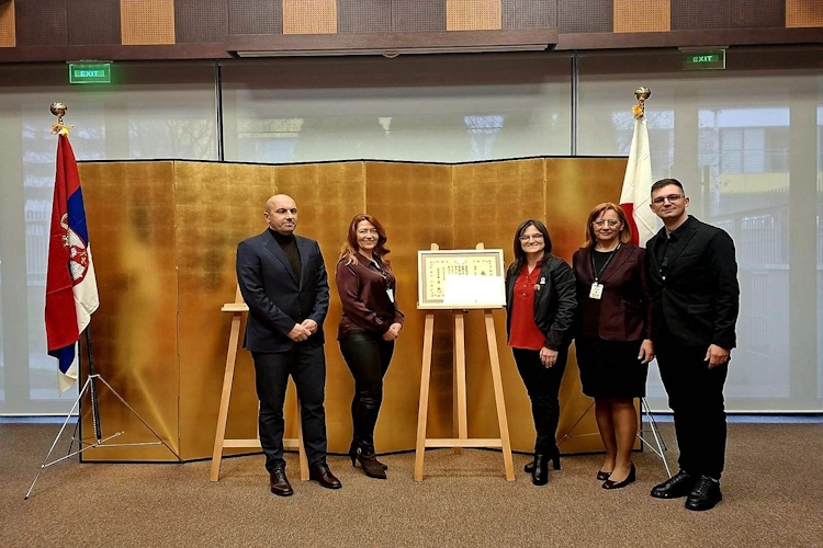 УДРУЖЕЊЕ *ХАНАМИ* ИЗ ВРШЦА ДОБИЛО ПРИЗНАЊЕ ВЛАДЕ ЈАПАНА